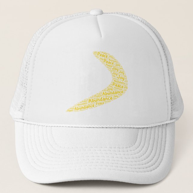 Abundancia de boomerang, paz, gol gorro (Anverso)