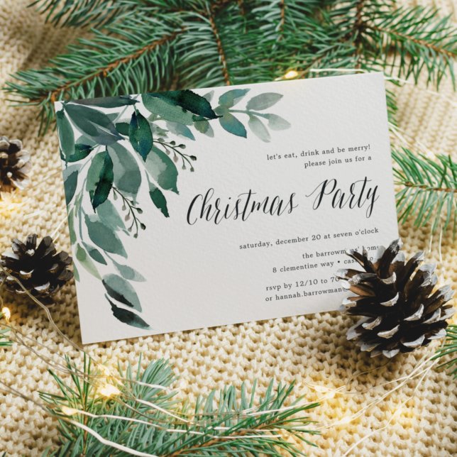Abundancia de invierno | Invitación de los Navidad (Subido por el creador)