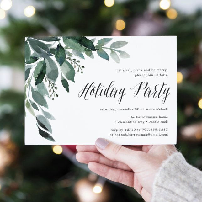 Abundancia de invierno | Invitación para fiestas d (Subido por el creador)