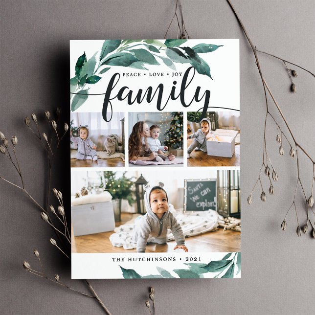 Abundancia de invierno | Tarjeta de Collage de fot (Subido por el creador)