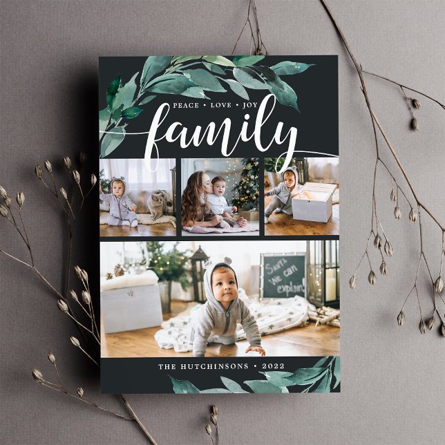 Abundancia de invierno | Tarjeta de Collage de fot (Subido por el creador)