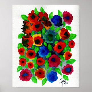 Abundancia de manantiales: impresión de lienzo de 