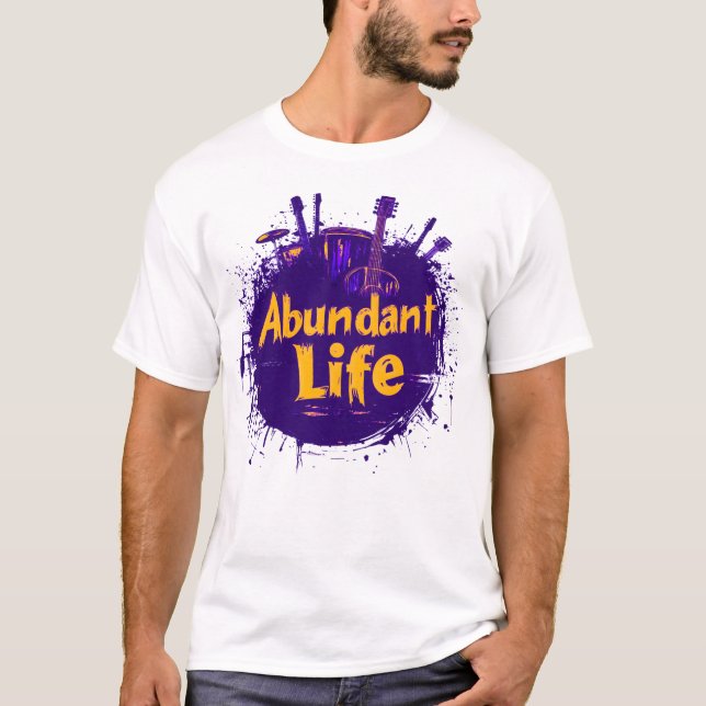 Abundant Life Rocks (vibrante) camiseta delantera (Anverso)
