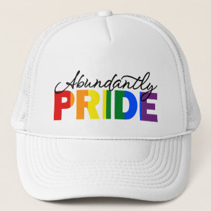Abundantemente Orgullo Gay Arcoiris Sombrero de ca