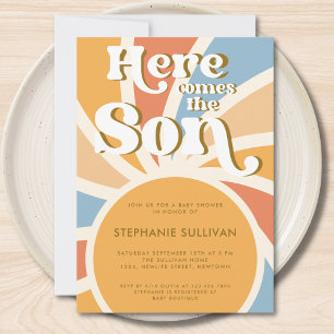 Acá Llega La Invitación De Baby Shower De Son Sunr