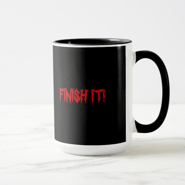 ¡ACÁBELO! taza de café (Derecha)