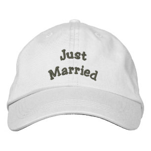 Acabo de casar a un Gorra Boda barrido