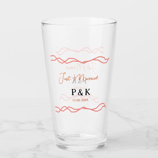 Acabo de casar añadir pareja de nombre de fecha ro (Anverso)