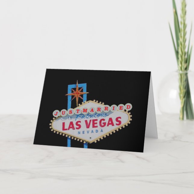 ACABO DE CASARSE CON LA TARJETA LAS VEGAS (Anverso)