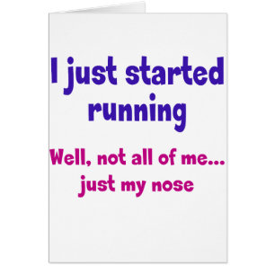 Acabo de comenzar a correr