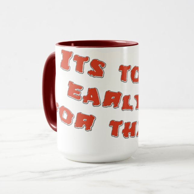 Acabo de despertar, necesito tazas de café (Anverso izquierdo)