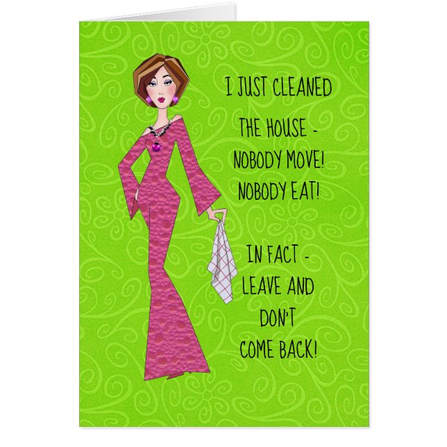 "¡Acabo De Limpiar La Casa-Nadie Se Mueve! ¡Nadie  (Frente)