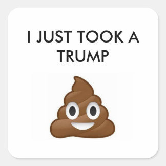 Acabo de tomar un pegatina de trump