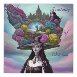 Academia de brujas fantasía fantasiosa arte digita