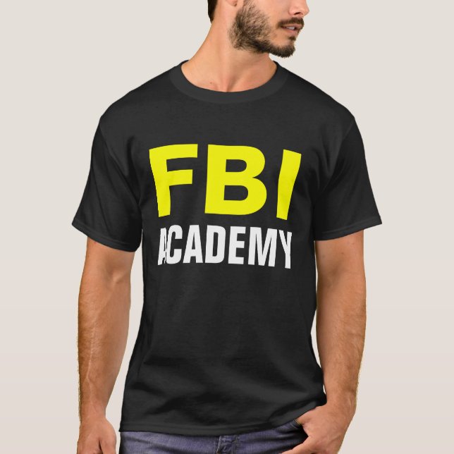ACADEMIA del FBI - camiseta oficial de la academia (Anverso)