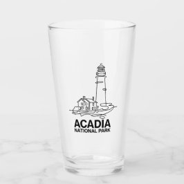 Acadia National Park Lighthouse Line Art