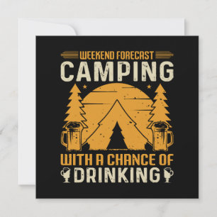 Acampada y bebida