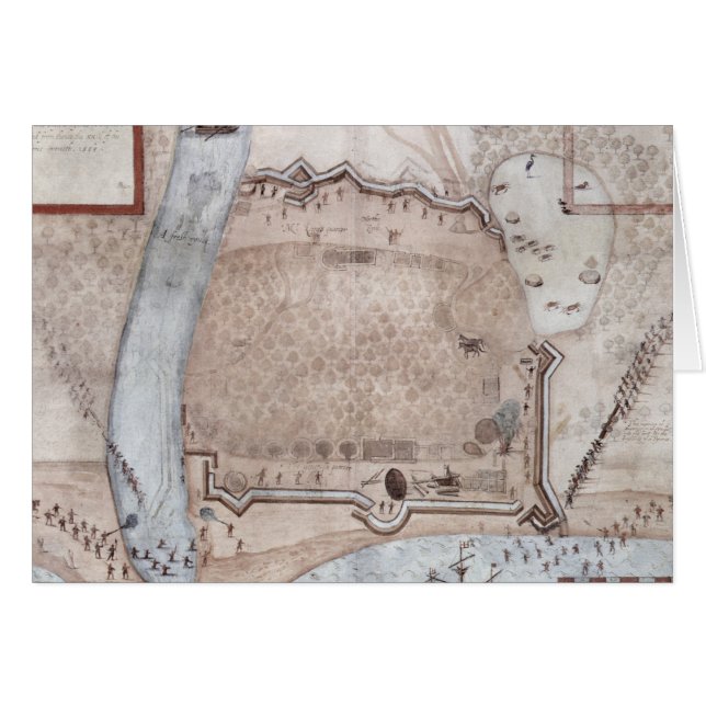 Acampamento fortificado, Puerto Rico (Anverso (Horizontal))