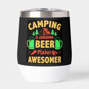Acampar es cerveza impresionante Hazlo más impresi