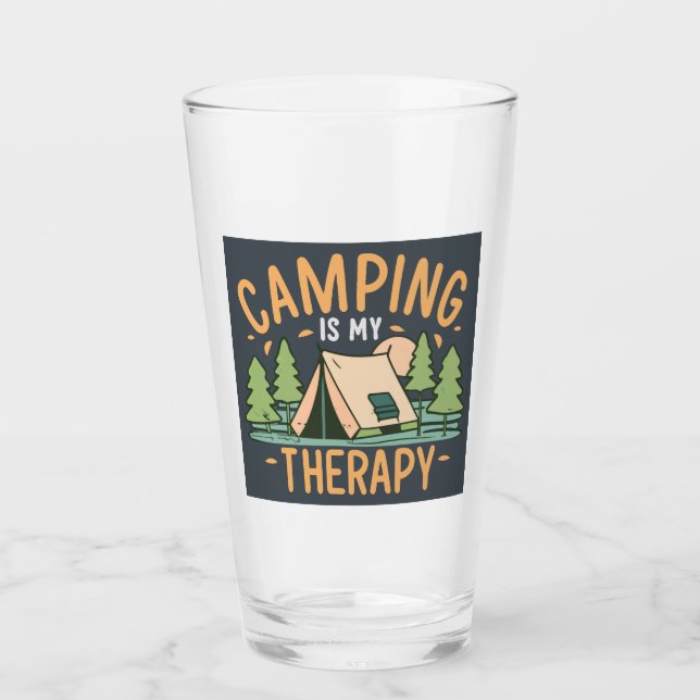 Acampar es mi terapia (Anverso)