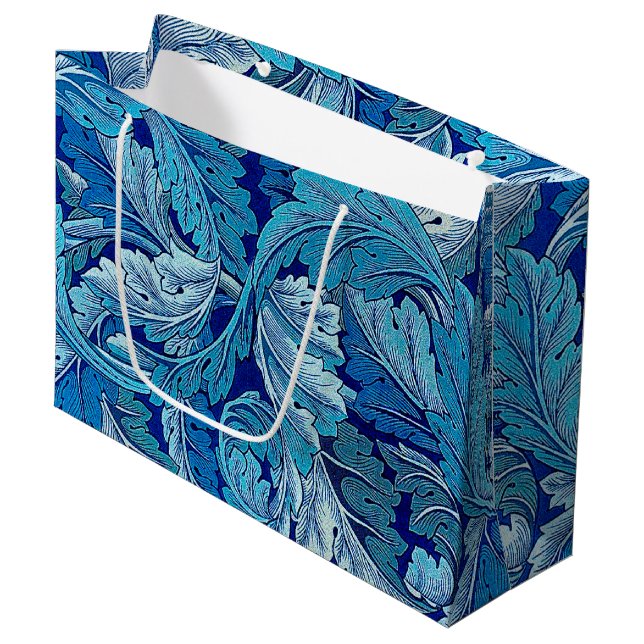 Acanthus Blue, Bolsa de Regalo Grande de William M (Angulo Anverso)