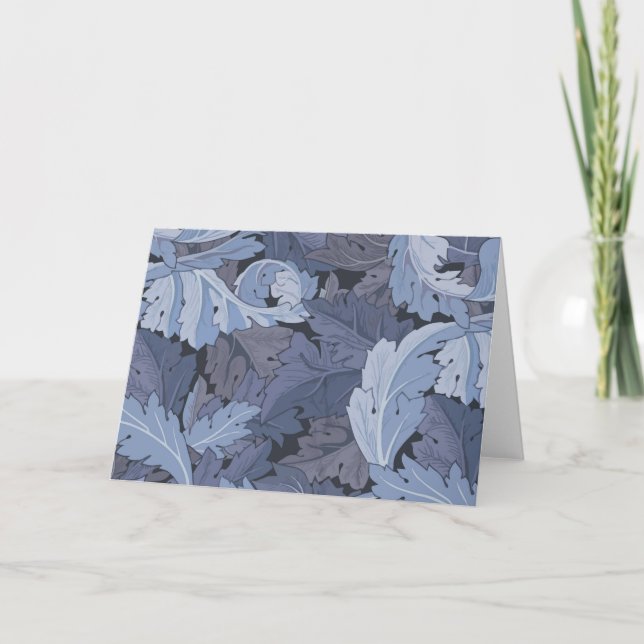 Acanthus, Tarjeta William Morris (Anverso)