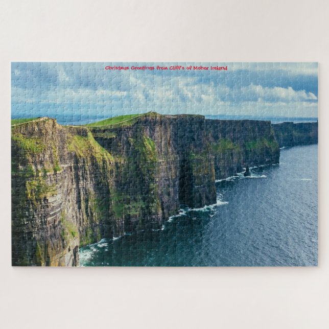 Acantilado de Moher Ireland. Rompecabezas (Horizontal)