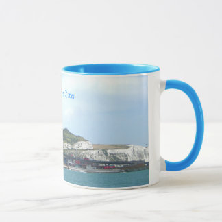 Acantilados blancos taza del recuerdo de Dover,