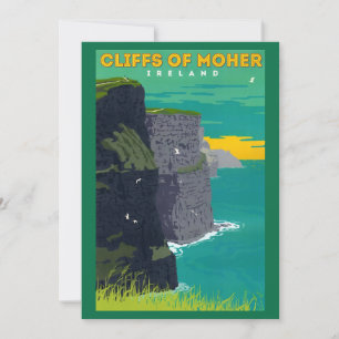 Acantilados de Moher 5x7 Tarjeta Postal Grande