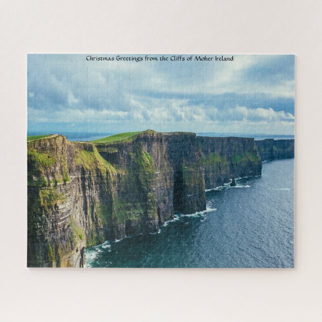 Acantilados de Moher Irlanda. Rompecabezas (Horizontal)