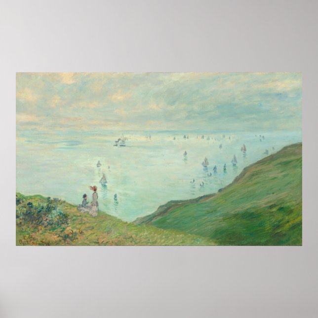 Acantilados en Pourville - Claude Monet Bella Arte (Frente)