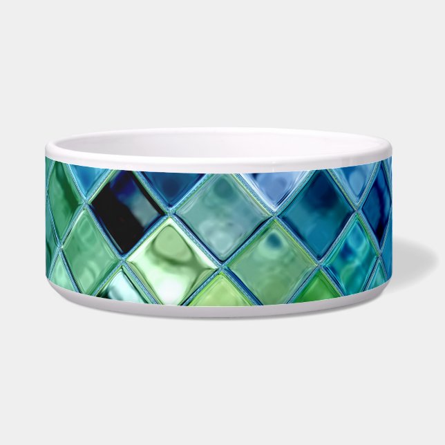 Acaricie el perro de la plantilla del cuenco o el (Frente)