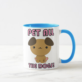 ¡Acaricie todos los perros! Taza del perrito de
