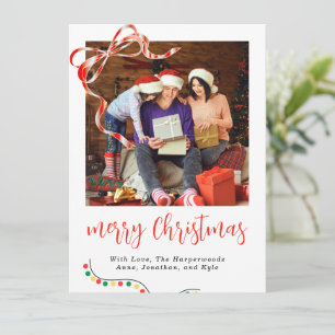 Accent de cinta clásico de Feliz Navidad en guión