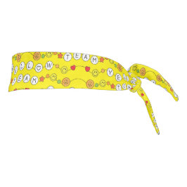 Accesorio de pelo del equipo amarillo de la guerra