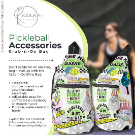 Accesorios de Pickleball Bolsa Sling Grab-n-Go