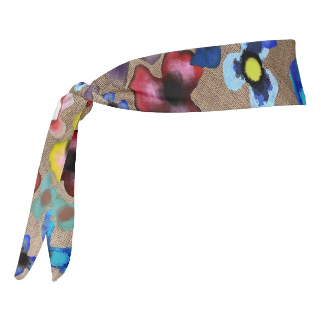 Accesorios de rayas azules y mandarinas (Girar 270)