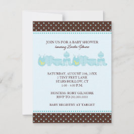 Accesorios para bebés Invitaciones a la ducha {Azu