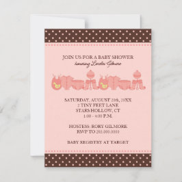 Accesorios para bebés Invitaciones a la ducha {Ros