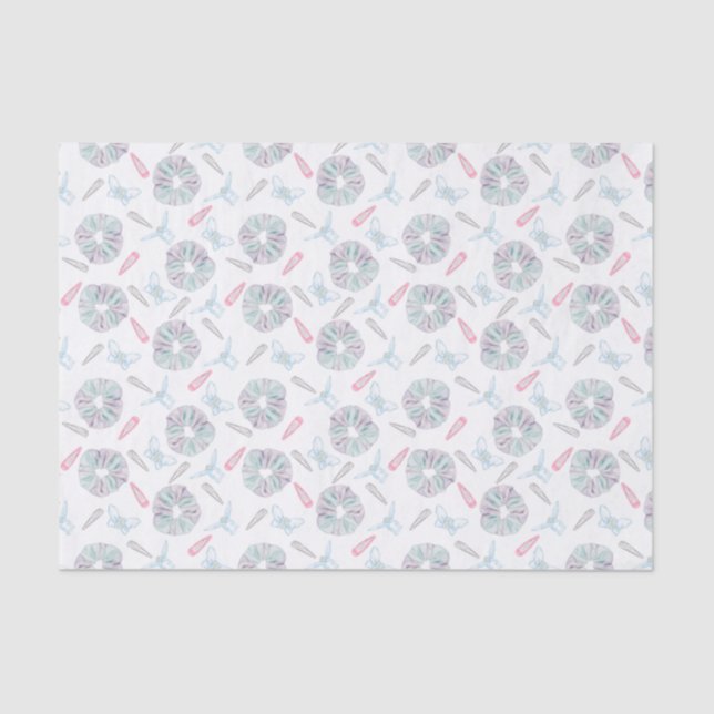 Accesorios para el cabello Y2K - Papel de tejidos  (Anverso)