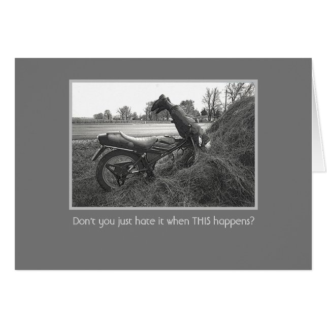 "ACCIDENTE/humor/motocicleta (Anverso (Horizontal))