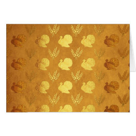 Acción de Gracias de Oro con Turquía