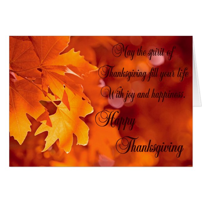 Acción de Gracias de Otoño (Anverso (Horizontal))