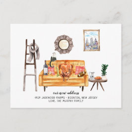 Acción de Gracias Otoño Turquía Invitación en movi