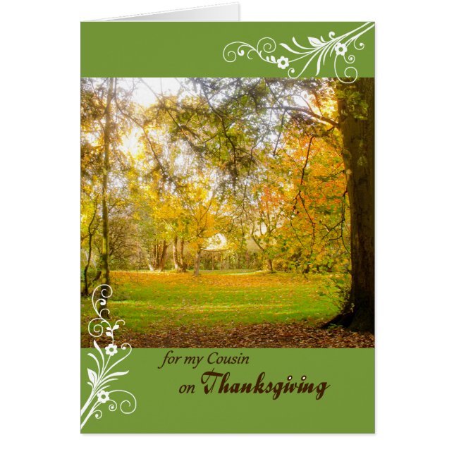 Acción de Gracias por la escena del parque de los  (Frente)