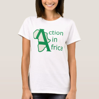 Acción en la camiseta de África