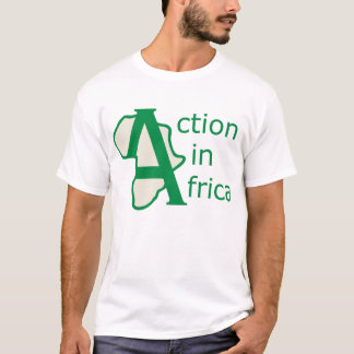 Acción en la camiseta de África