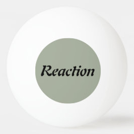 Acción/reacción - bola de ping-pong