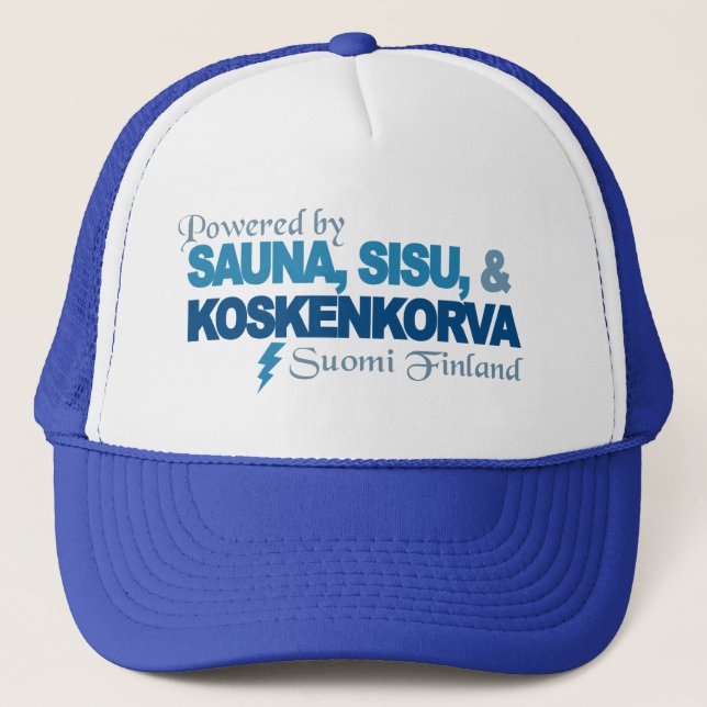 Accionado por el gorra de la sauna, de Sisu y de (Anverso)