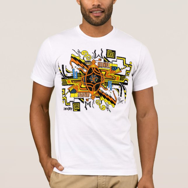 Accione la parte superior de la camisa para hombre (Anverso)